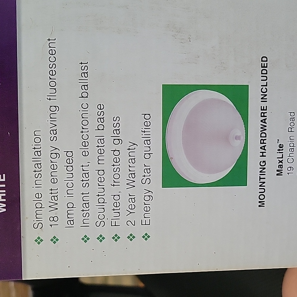 MaxLite Ceiling Fixture NIB - Picture 2 of 7